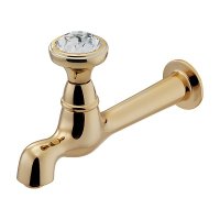 カクダイ 702-430B-AG 水栓金具 横水栓 ロング LTICA アンティークゴールド