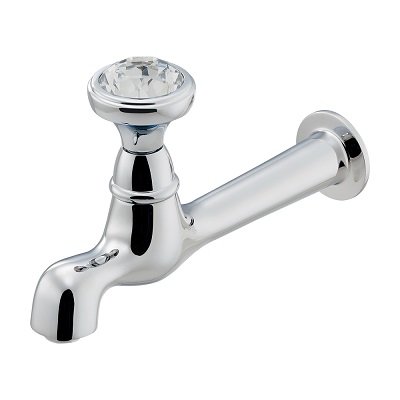 画像1: カクダイ 702-430B-CH 水栓金具 横水栓 ロング LTICA