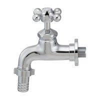 カクダイ 703-130 水栓金具 大流量横水栓 カップリング付