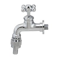 カクダイ 703-131 水栓金具 大流量横水栓 自動接手付