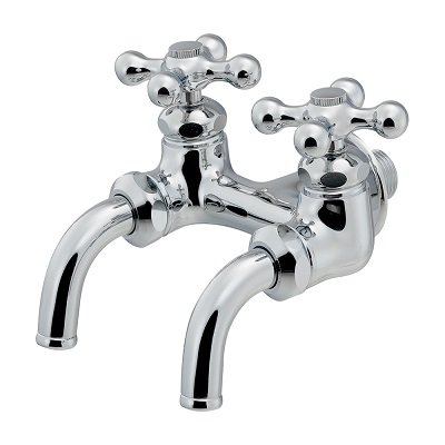 画像1: カクダイ 704-321-CH 水栓金具 双口万能ホーム水栓