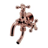 カクダイ 704-601-BR 水栓金具 双口万能ホーム水栓 凍結防止付 カッパーブラウン