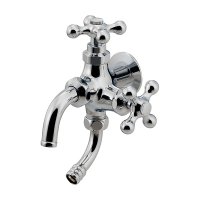 カクダイ 704-601-CH 水栓金具 双口万能ホーム水栓 凍結防止付