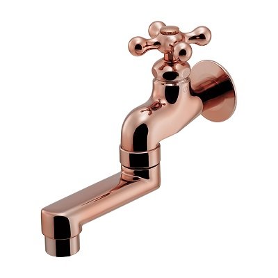 画像1: カクダイ 706-071-BR 水栓金具 自在水栓 カッパーブラウン