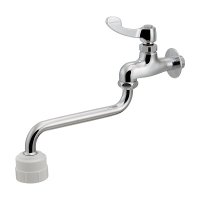カクダイ 706-200QR 水栓金具 厨房用自在水栓 ミストシャワー付 青・赤表示リング付