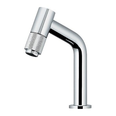 画像1: カクダイ 716-080A-CH 水栓金具 立水栓 鎚 90°ハンドル開閉