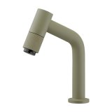 カクダイ 716-080A-MGR 水栓金具 立水栓 鎚 90°ハンドル開閉 マットグリーン
