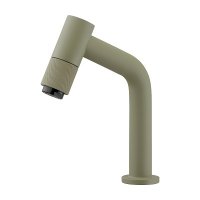 カクダイ 716-080A-MGR 水栓金具 立水栓 鎚 90°ハンドル開閉 マットグリーン