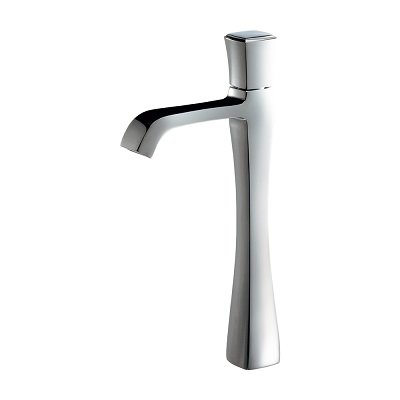 画像1: カクダイ 716-360C-CH 水栓金具 立水栓 トール RATONA 90°ハンドル開閉