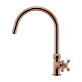 カクダイ 719-111-BR 水栓金具 泡沫立形スワン水栓 カッパーブラウン