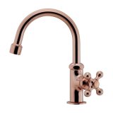カクダイ 719-131-BR 水栓金具 泡沫立形スワン水栓 カッパーブラウン