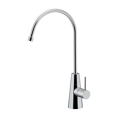 画像1: カクダイ 721-011-CH 水栓金具 浄水器用元止め水栓 逆流防止機能付 90°ハンドル開閉