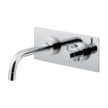 カクダイ 729-001A-CH 水栓金具 壁ユニット水栓 VARUNA 90°ハンドル開閉