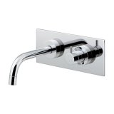 カクダイ 729-001A-CH 水栓金具 壁ユニット水栓 VARUNA 90°ハンドル開閉