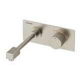 カクダイ 729-100B-MN 水栓金具 壁ユニット水栓 ロング OPUS レトロシルバー