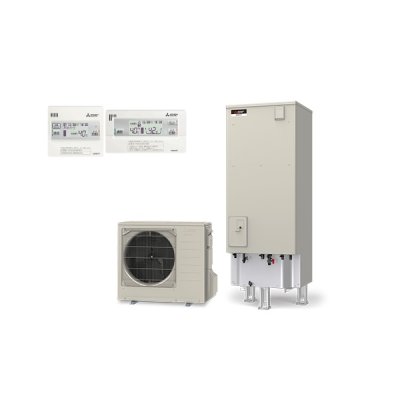 画像1: 三菱 [SRT-SK377UD+無線アダプター付リモコンセット] エコキュート 寒冷地向け Sシリーズ 角型 フルオート W追いだき 370L ♪