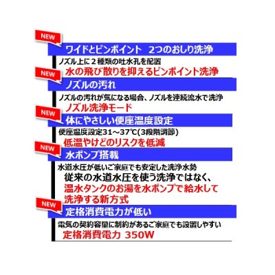 画像3: 日本キヤリア/旧東芝 SCS-TL3(N) 温水洗浄便座 クリーンウォッシュ 貯湯式 パステルアイボリー