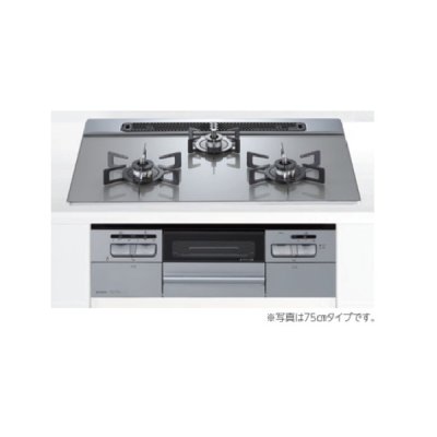 画像1: ハーマン ビルトインコンロ 750ｍｍタイプ Fami ガラストップ オートグリルタイプ 無水両面焼き [DW32V7WAP2SV 都市ガス]