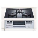 ハーマン ビルトインコンロ 600ｍｍタイプ Glass Top シンプルタイプ 無水片面焼き [DG32V3VP1SV 都市ガス]