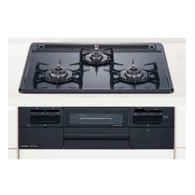 画像1: ハーマン ビルトインコンロ 600ｍｍタイプ Metal Top ホーロートップ 無水片面・両面焼き [DW32T5WTQ1 都市ガス]