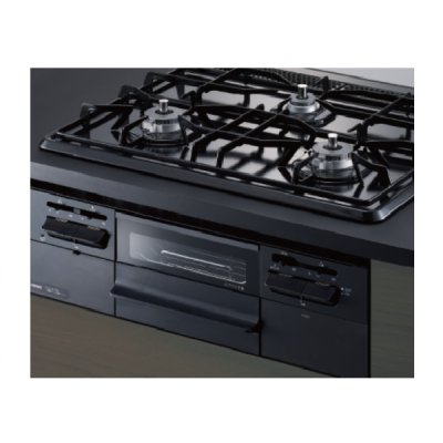 画像2: ハーマン ビルトインコンロ 600ｍｍタイプ Metal Top ホーロートップ 無水片面・両面焼き [DW32T5WTQ1 都市ガス]
