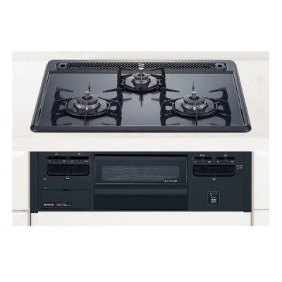 画像1: ハーマン ビルトインコンロ 600ｍｍタイプ Metal Top ホーロートップ 無水片面・両面焼き 温度調節なしタイプ [DG32T2VQ1 プロパン]