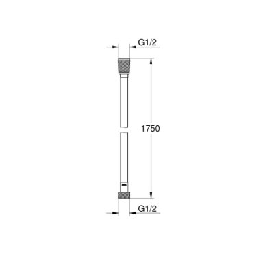 画像2: グローエ 28388DA0J シャワー＆シャワーシステム フレックスシャワーホース 1750mm (ウォームサンセット) ※受注生産品 §