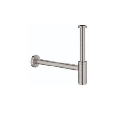 画像1: グローエ 28912DC0J パーツ ボトルトラップ1 1/4" (スーパースチール) ※受注生産品 §