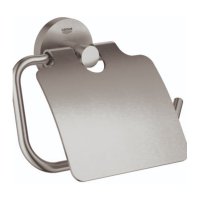 グローエ 40367DC1J アクセサリー エッセンシャル トイレットペーパーホルダー (スーパースチール) ※受注生産品 §