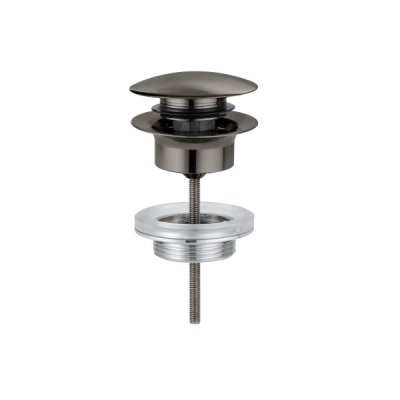 画像1: グローエ 65807AL0J パーツ 洗面器用 排水金具 ダイレクトプッシュ式 欧州陶器用(ブラッシュドハードグラファイト)