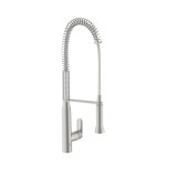 グローエ JP301202 キッチン用水栓 K7 シングルレバーキッチン混合栓 (スーパースチール) ※受注生産品 §