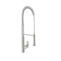 グローエ JP301202 キッチン用水栓 K7 シングルレバーキッチン混合栓 (スーパースチール) ※受注生産品 §