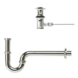 グローエ JPK13500 パーツ ベッセル洗面器専用Pトラップ排水金具
