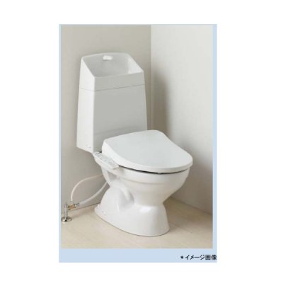 画像1: ジャニス工業 便器 + タンク + 温水洗浄便座 [SC8024-SGA + SV2002-0EH + JCS-630ENN□ BW1] ピュアホワイト BMシリーズ 排水芯200mm 手洗無 防露なし ♪
