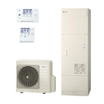画像1: ノーリツ [ET-S370C+インターホンリモコン+脚カバー] エコキュート 水道直結給湯 フルオート 標準仕様 370L ♪
