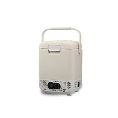 画像1: ユアサプライムス YUASA YRE-E12G(H) ポータブル冷蔵庫 冷凍庫 12Lコンプレッサー式 AC電源 DC電源 どこでも冷凍・冷蔵庫 ℃℃