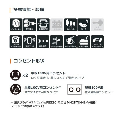 画像4: ホンダ EU26IJ 正弦波インバーター搭載発電機 超低騒音型 燃料タンク容量 4.6L ♪