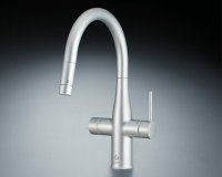 INAX/LIXIL GF-ANB561SY/SA キッチン用ミネラル浄水栓 Greentap(グリーンタップ)(常温・冷水) クールシルバー(サテンメッキ) 水栓金具