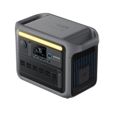 画像1: Anker ポータブル電源 蓄電池 Solix C1000 Portable Power Station ダークグレー ♪