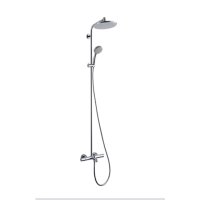 セラトレーディング HG27320C クロメッタS240 サーモスタット式シャワバス用湯水混合栓(シャワーパイプタイプ) クロム ♪