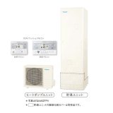 ダイキン [EQA37ZFPV+スタイリッシュリモコン] おひさまエコキュート 角型 一般地仕様 フルオートタイプ パワフル高圧 370L ♪