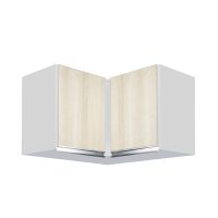 onedo/ワンド/旧マイセット KTD3-45-75HC-RV 木目 KTD3型 隅吊り戸棚 標準仕様 高さ45cm 間口75cm 奥行35.8cm ♪