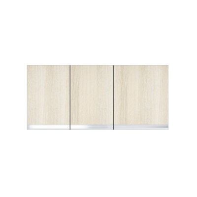 画像1: onedo/ワンド/旧マイセット KTD3-60-100FH-RV 木目 KTD3型 吊り戸棚 不燃仕様 高さ60cm 間口100cm 奥行35.8cm ♪