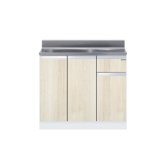onedo/ワンド/旧マイセット KTD4-80-90S-(左/右)-RV 木目 KTD4型 薄型 組合せ型流し台 壁出し 一槽流し台 間口90cm 奥行46cm ♪