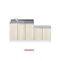 onedo/ワンド/旧マイセット KTD5-80-170DK-(左/右)-RV 木目 KTD5型 一体型流し台 トップ出し 間口170cm 奥行55cm ♪