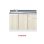 画像1: onedo/ワンド/旧マイセット KTD5-80-120DS-(左/右)-RV 木目 KTD5型 組合せ型流し台 トップ出し 一槽流し台 間口120cm 奥行55cm ♪ (1)