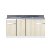 onedo/ワンド/旧マイセット KTD5-80-170S-RV 木目 KTD5型 組合せ型流し台 壁出し 一槽流し台 間口170cm 奥行55cm ♪