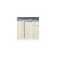 onedo/ワンド/旧マイセット KTD5-80-90S-(左/右)-RV 木目 KTD5型 組合せ型流し台 壁出し 一槽流し台 間口90cm 奥行55cm ♪