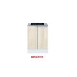 onedo/ワンド/旧マイセット KTD5-85-60GC2-RV 木目 KTD5型 ハイトップ コンロキャビネット(2口) 間口60cm 奥行55cm ♪