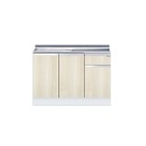 onedo/ワンド/旧マイセット KTD5-85-105S-(左/右)-RV 木目 KTD5型 ハイトップ 組合せ型流し台 壁出し 一槽流し台 間口105cm 奥行55cm ♪